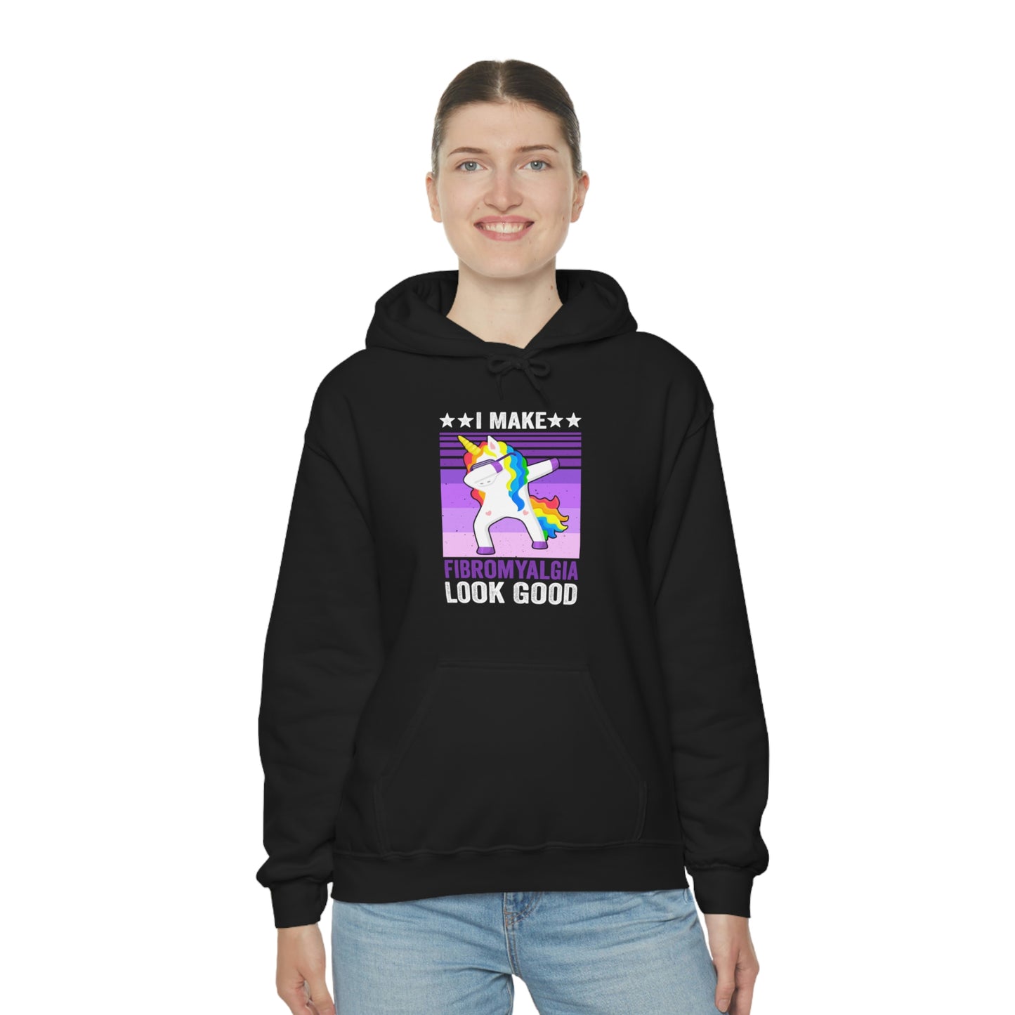 I Make Fibromyalgia Look Good Hooded Sweatshirt