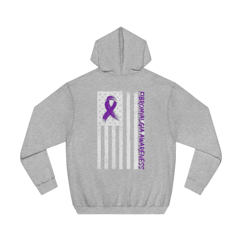 Hope Fight Cure Fibromyalgia Fleece Pullover Hoodie