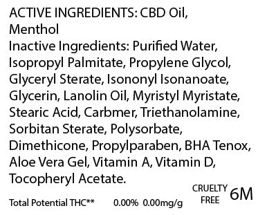 CBD Muscle Cream - Broad Spectrum 10mg (1oz)