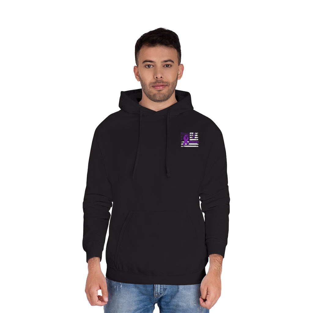 Hope Fight Cure Fibromyalgia Fleece Pullover Hoodie