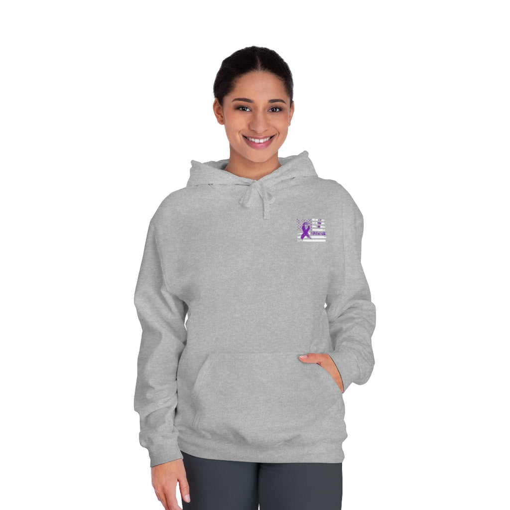 Hope Fight Cure Fibromyalgia Fleece Pullover Hoodie