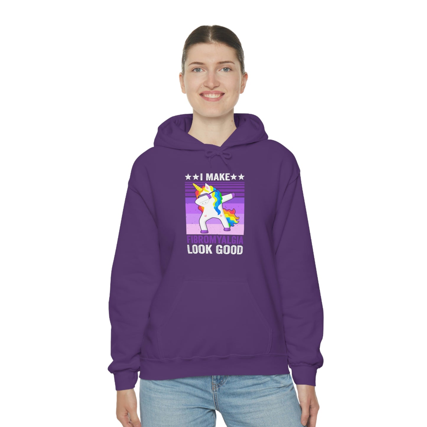 I Make Fibromyalgia Look Good Hooded Sweatshirt