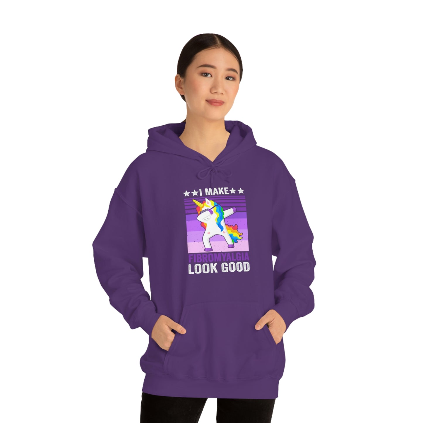 I Make Fibromyalgia Look Good Hooded Sweatshirt