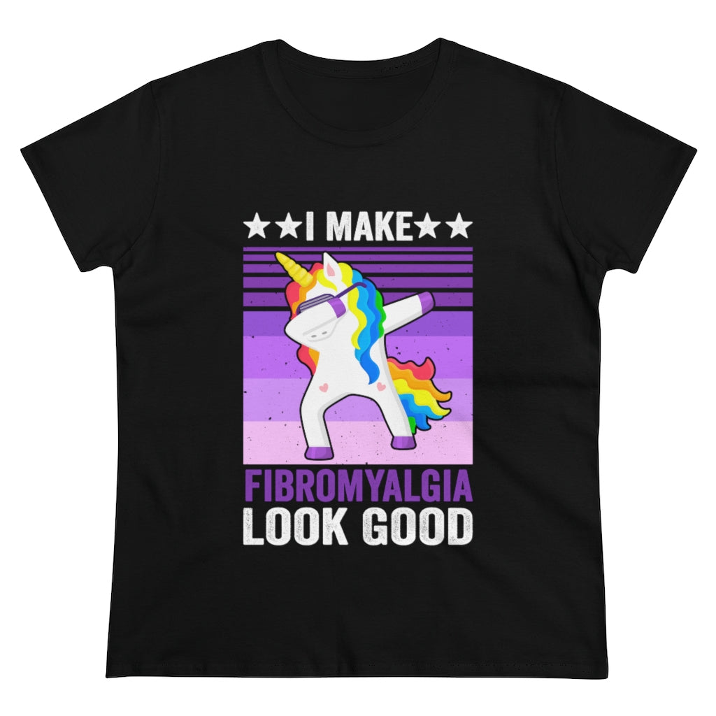 I Make Fibromyalgia Look Good Women's Heavy Cotton Tee