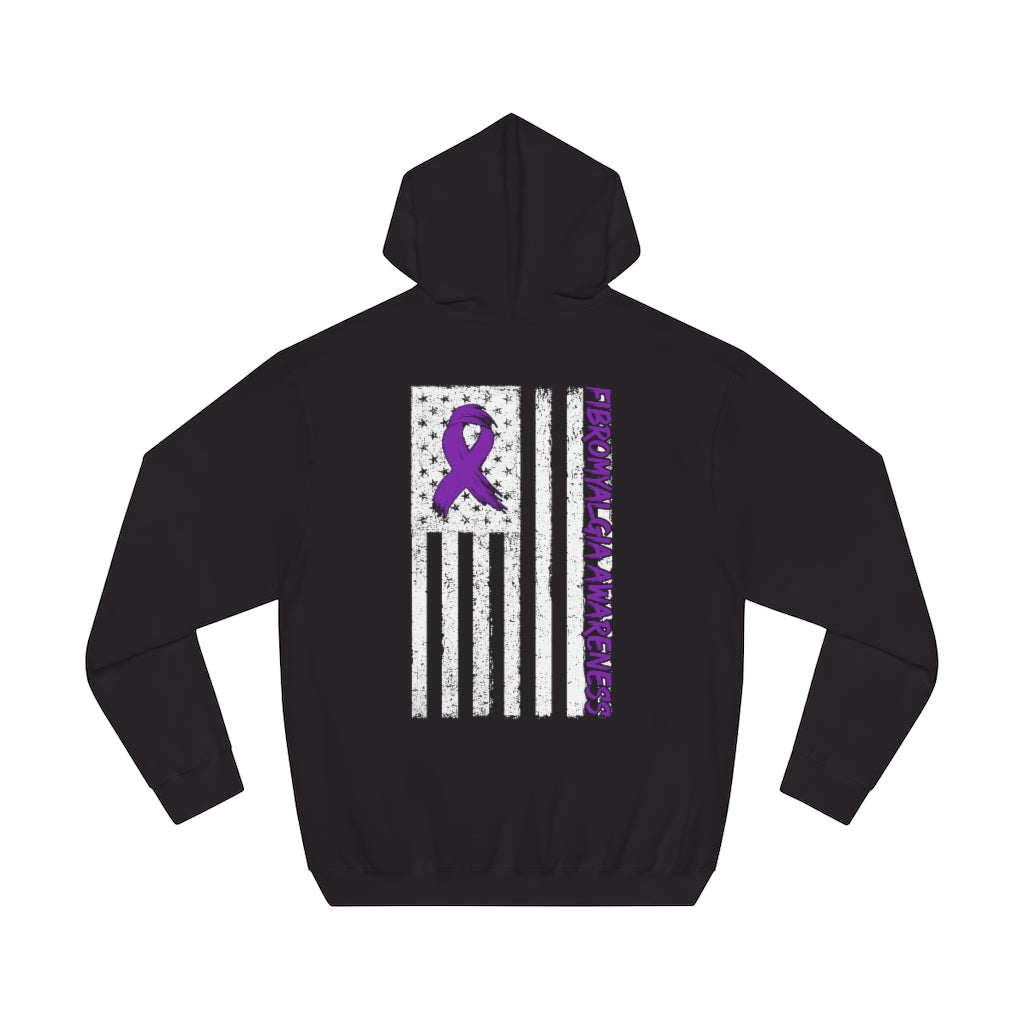 Hope Fight Cure Fibromyalgia Fleece Pullover Hoodie